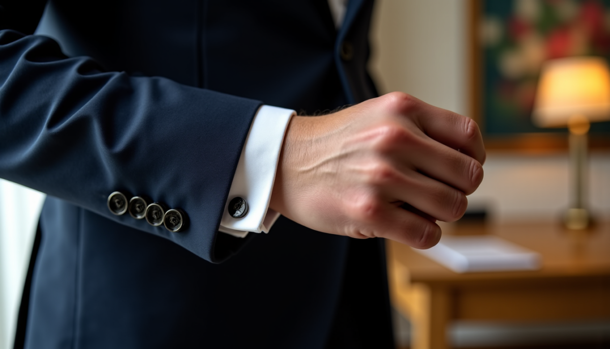 L&rsquo;impact des boutons de manchette sur votre tenue professionnelle